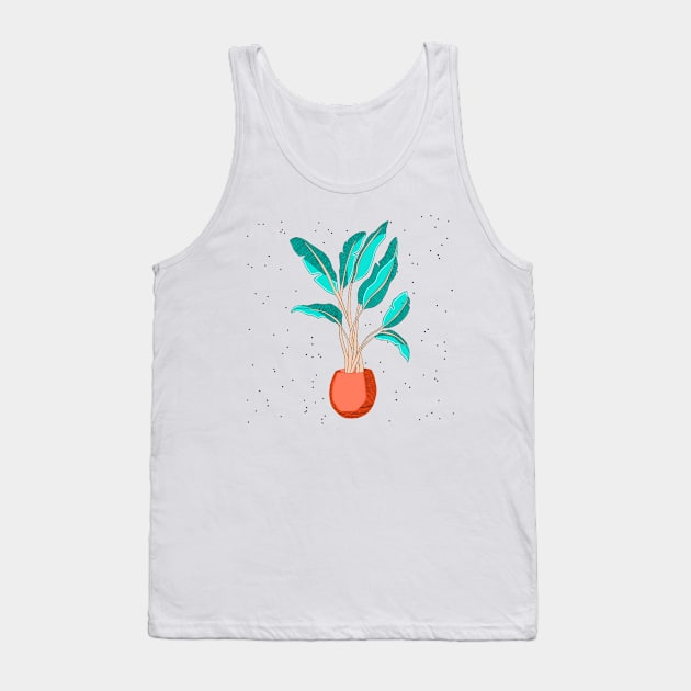 Plant Pot Tank Top by RoeArtwork